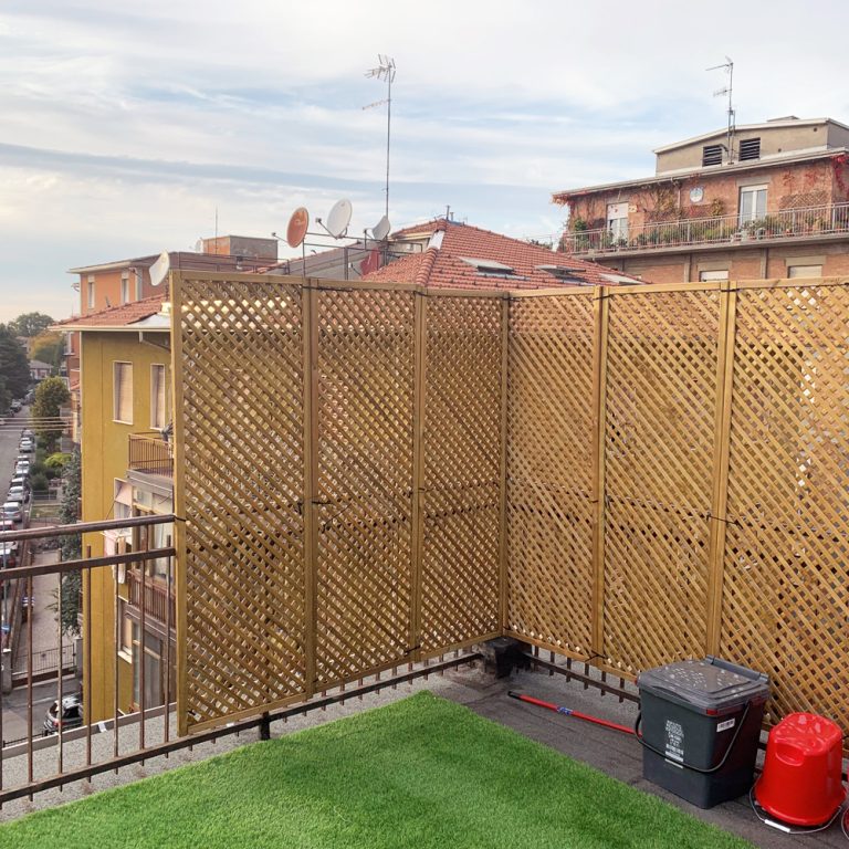 Onlywood Grigliato in Legno maglia stretta PRIVACY 90 X 183 h. cm-0