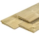 Onlywood Perline Legno per Esterno in Abete Autoclavato 19,5 x 240 x 2,8 cm-0