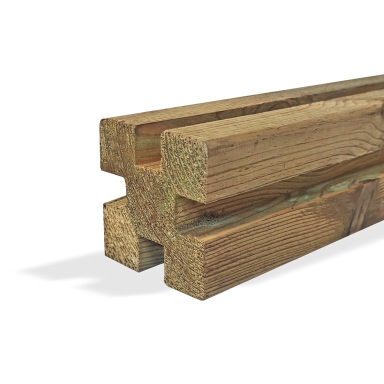 Onlywood Frangivista Fai da te in Legno di Pino autoclavato - PERNO VERTICALE ad incastro - Altezza 120-0