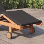 Onlywood Sdraio da giardino in legno Teak - 200 x 65 x 35h cm-54501