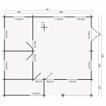 Onlywood Casetta in legno abitabile 60 Mq AZORES - 941 x 848 cm - Spessore 70 mm-55400
