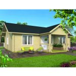 Onlywood Casetta in legno abitabile 70 Mq FINN - 1040 x 740 cm-0