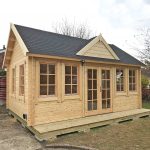 Onlywood Casetta in Legno Abitabile 20 Mq CLOCKHOUSE - 550 x 400 cm -0