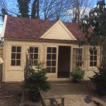 Onlywood Casetta in Legno Abitabile 20 Mq CLOCKHOUSE - 550 x 400 cm -55404