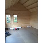 Onlywood Casetta in Legno Abitabile 20 Mq CLOCKHOUSE - 550 x 400 cm -55402