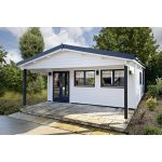 Onlywood Casetta in Legno Abitabile 30 Mq RUNE - 595 x 795 cm - Spessore 70 mm-55497