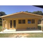 Onlywood Casetta in Legno Abitabile 30 Mq RUNE - 595 x 795 cm - Spessore 70 mm-55500