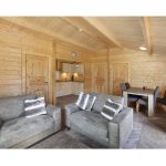 Onlywood Casetta in legno abitabile 50 Mq KAY - 800 x 595 cm - Spessore 70 mm-55523