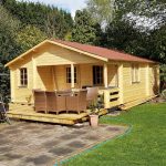 Onlywood Casetta in legno abitabile 50 Mq KAY - 800 x 595 cm - Spessore 70 mm-0