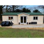 Onlywood Casetta in legno abitabile 60 Mq SKERRIES - 1050 x 650 cm - Spessore 70 mm-55436