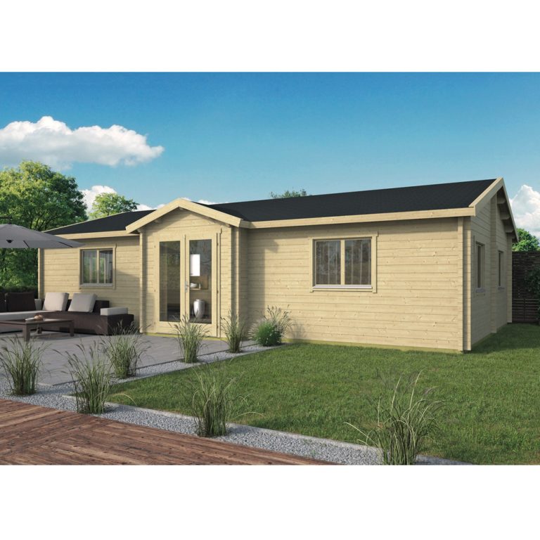 Onlywood Casetta in legno abitabile 60 Mq SKERRIES - 1050 x 650 cm - Spessore 70 mm-0