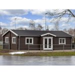 Onlywood Casetta in legno abitabile 60 Mq SKERRIES - 1050 x 650 cm - Spessore 70 mm-55439