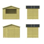 Onlywood Chiosco in Legno DANCER - 299 x 197 cm - Trattato in Autoclave-55582