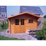 Onlywood Casetta in legno da giardino INGMAR - 380 X 300 cm -55728