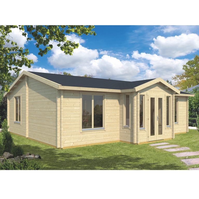 Onlywood Casetta in legno abitabile 50 Mq MULLINGAR - 850 x 790 cm - Spessore 70 mm-0