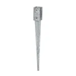 Onlywood Staffa fissaggio a punta per montante 7 x 7 cm-0