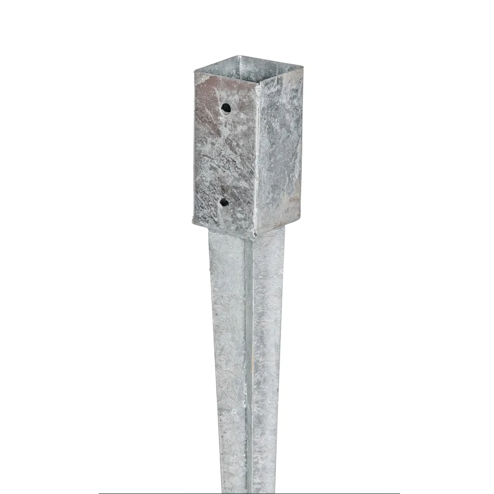 Onlywood Staffa fissaggio a punta per montante 7 x 7 cm-77139