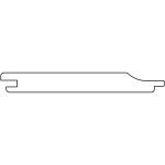 Onlywood Perline Legno per Esterno in Abete Autoclavato 14,5 x 270 X 1,9 cm ad Incastro-57585