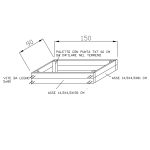 Orto didattico in legno massello autoclavato 150 x 90 x 29 h cm-58288