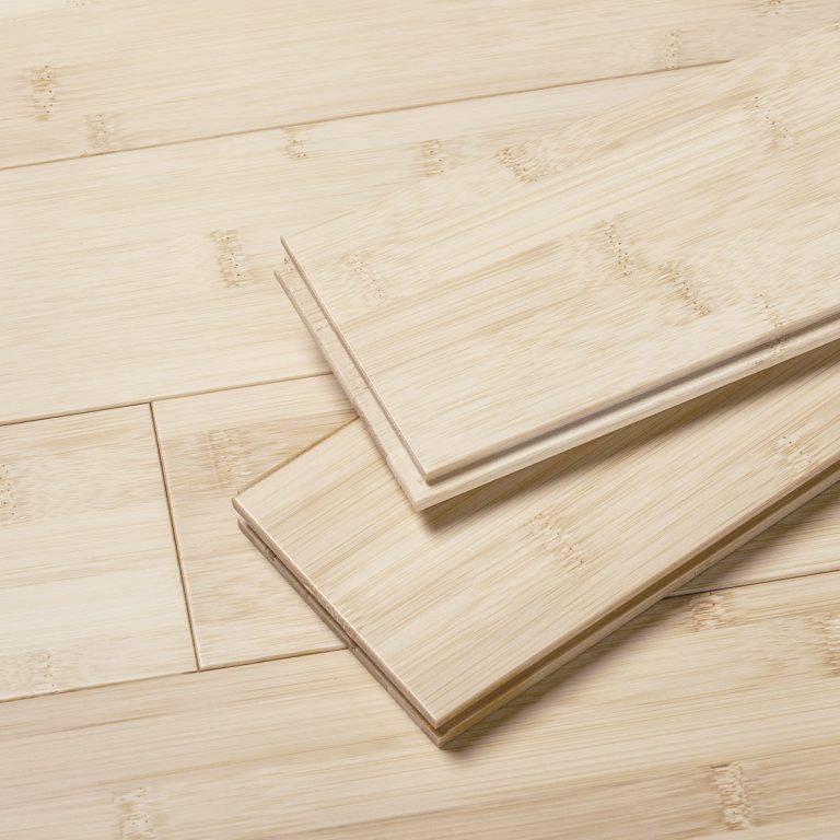 Parquet Bamboo Massello Listellare Orizzontale Sbiancato - 15 x 96 x 960 mm-0