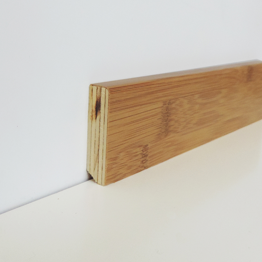 Battiscopa Impiallacciato Bamboo Listellare Orizzontale Carbonizzato - 50 x 13 mm - Asta 2,4 m-0 Battiscopa Impiallacciato Bamboo Listellare Orizzontale Carbonizzato - 50 x 13 mm - Asta 2,4 m-0