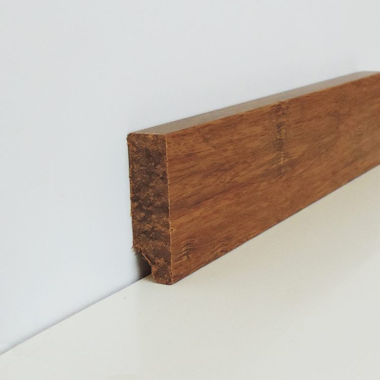 Battiscopa Bamboo Massello Hi-Density Carbonizzato - 48 x 14 mm - Asta 1,85 m-0