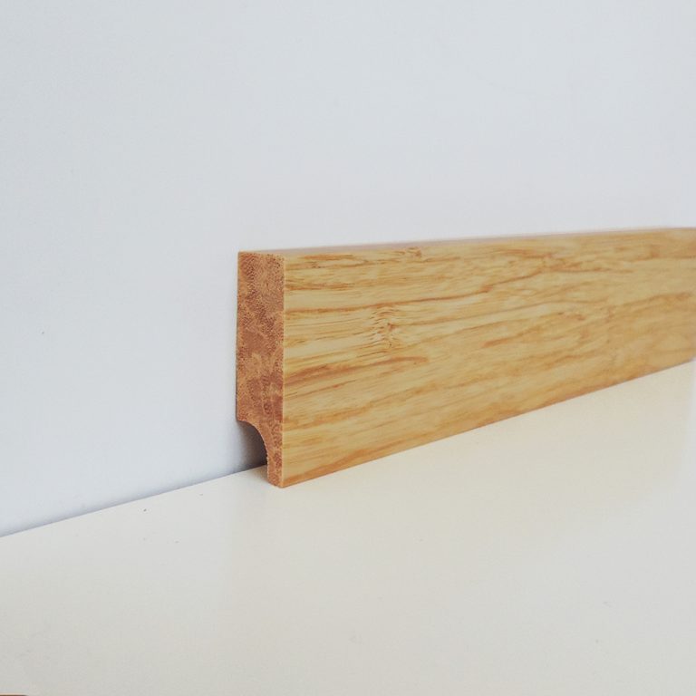 Battiscopa Bamboo Massello Hi-Density Naturale - 48 x 14 mm - Asta 1,85 m-0