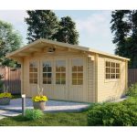 Onlywood Casetta in legno da giardino BLACKPOOL - 440 X 340 cm -0