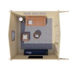 Onlywood Casetta in legno da giardino BLACKPOOL - 440 X 340 cm -77442