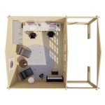 Onlywood Casetta in legno da giardino NOTTINGHAM - 540 X 420 cm -77487