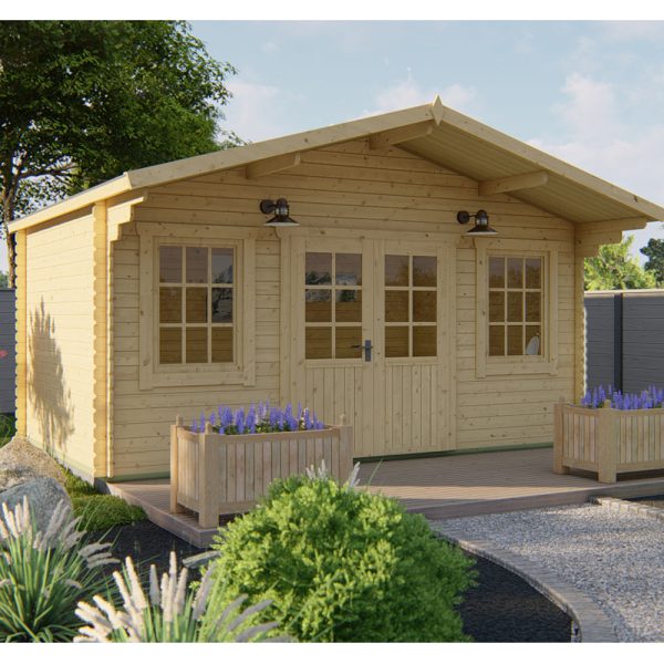 Onlywood Casetta in legno da giardino SKYLER - 500 X 320 cm -0