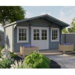 Onlywood Casetta in legno da giardino SKYLER - 500 X 320 cm -77330