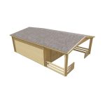 Onlywood Casetta in legno da giardino WIGAN - 540 X 520 cm -77498