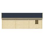 Onlywood Copertura in legno per auto BERGRREN - 830 x 765 cm -77590