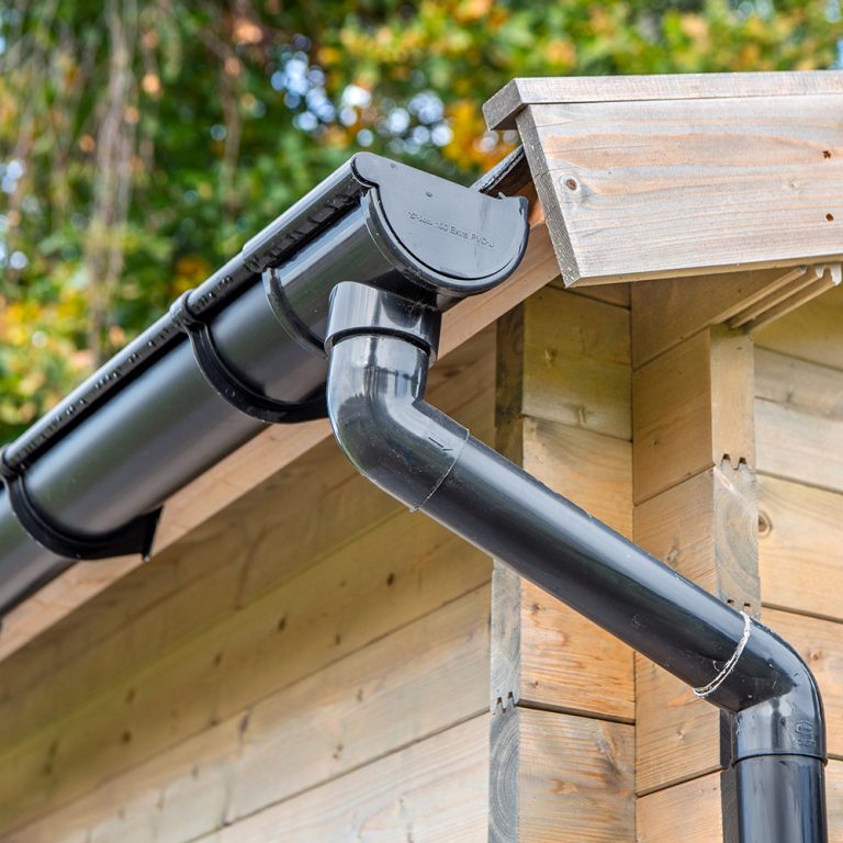 Onlywood Kit Grondaia in plastica max 400 cm - Per 2 Lati-0