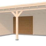 Onlywood Listelli ad incastro in Legno Trattato 376 x 234 h. cm - Accessorio COMPO-77834