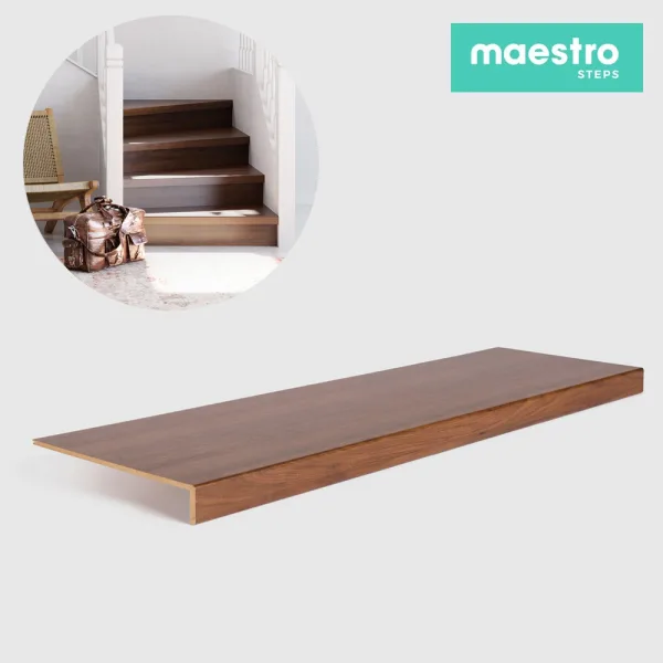 GRADINO MONTANA OAK Rivestimento Scale Interne Fai da te - Larghezza max 130 cm-0