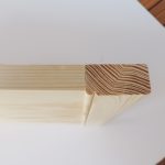 Onlywood Confezione 4 Ante in Legno 594 x 435 mm Persianate in Pino Naturale Massello -78927