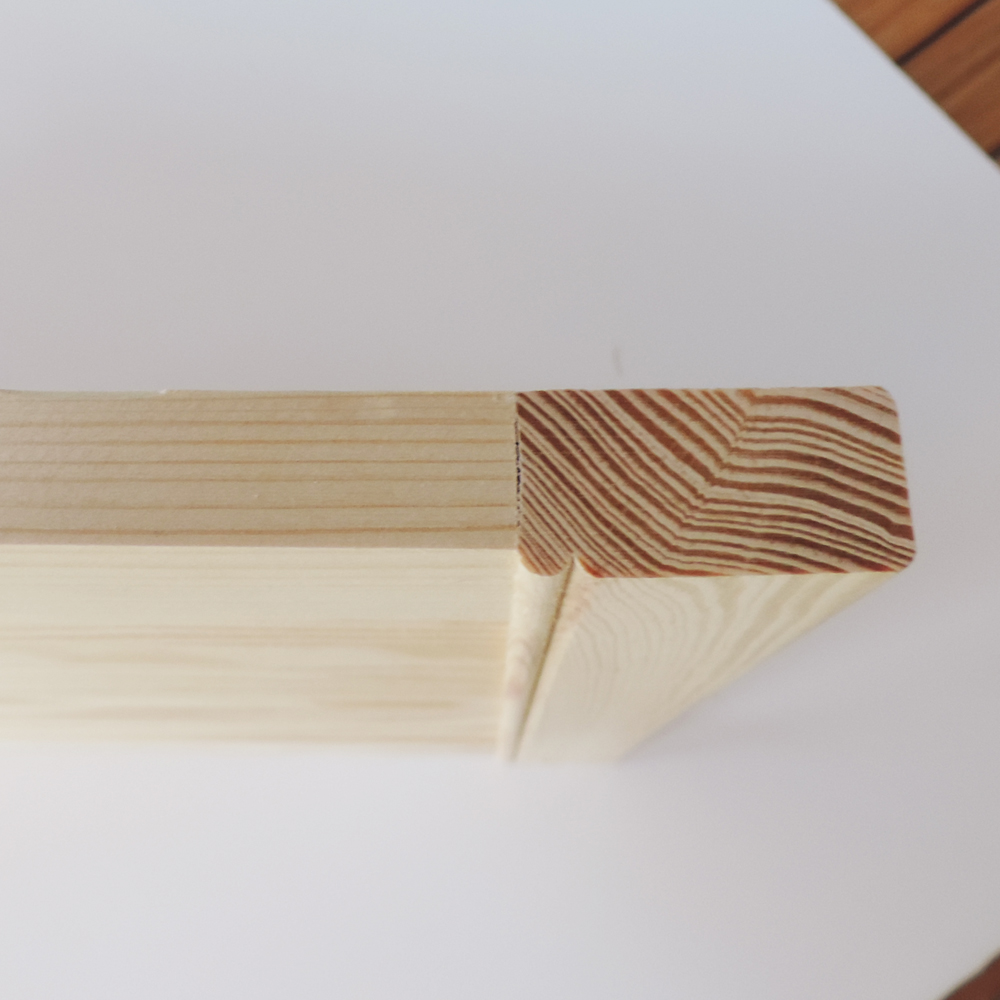 Onlywood Confezione 4 Ante in Legno 355 x 395 mm Persianate in Pino Naturale Massello -78999