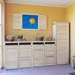 Onlywood Confezione 4 Ante in Legno 594 x 720 mm Persianate in Pino Naturale Massello -78947