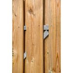 Porta da Giardino Scorrevole 130 X 195 h. cm - Trattato a pressione-78888