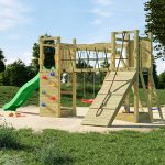 Parco Giochi in Legno Autoclavato Fungoo MAXY FUNNY-0