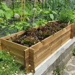 Onlywood Confezione 2 Pezzi Orti Rialzati 4 Scomparti in Legno Trattato 120 x 40 x 36 cm-79618