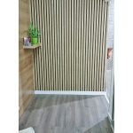 Onlywood Stock 96 ML Battiscopa MDF Bianco Liscio EVE - 14 x 75 mm - Verniciabile-79881