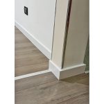 Onlywood Stock 96 ML Battiscopa MDF Bianco Liscio EVE - 14 x 75 mm - Verniciabile-79880