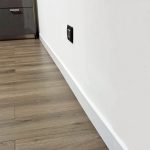 Onlywood Stock 96 ML Battiscopa MDF Bianco Liscio EVE - 14 x 75 mm - Verniciabile-79879