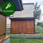 Onlywood Confezione 2 Persiane in Legno da Esterno in Pino Naturale Massello - 600 x 800 mm-80016