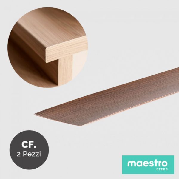 BORDO DI FINITURA MONTANA OAK Rivestimento per Scale Interne - Confezione 2 Pezzi-0