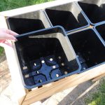 Onlywood Orto in terrazzo SUN in Legno Trattato color Noce 59,5 x 84,5 x 81,5 cm - 6 Vasi-90264