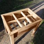 Onlywood Orto in terrazzo SUN in Legno Trattato color Noce 59,5 x 84,5 x 81,5 cm - 6 Vasi-90265